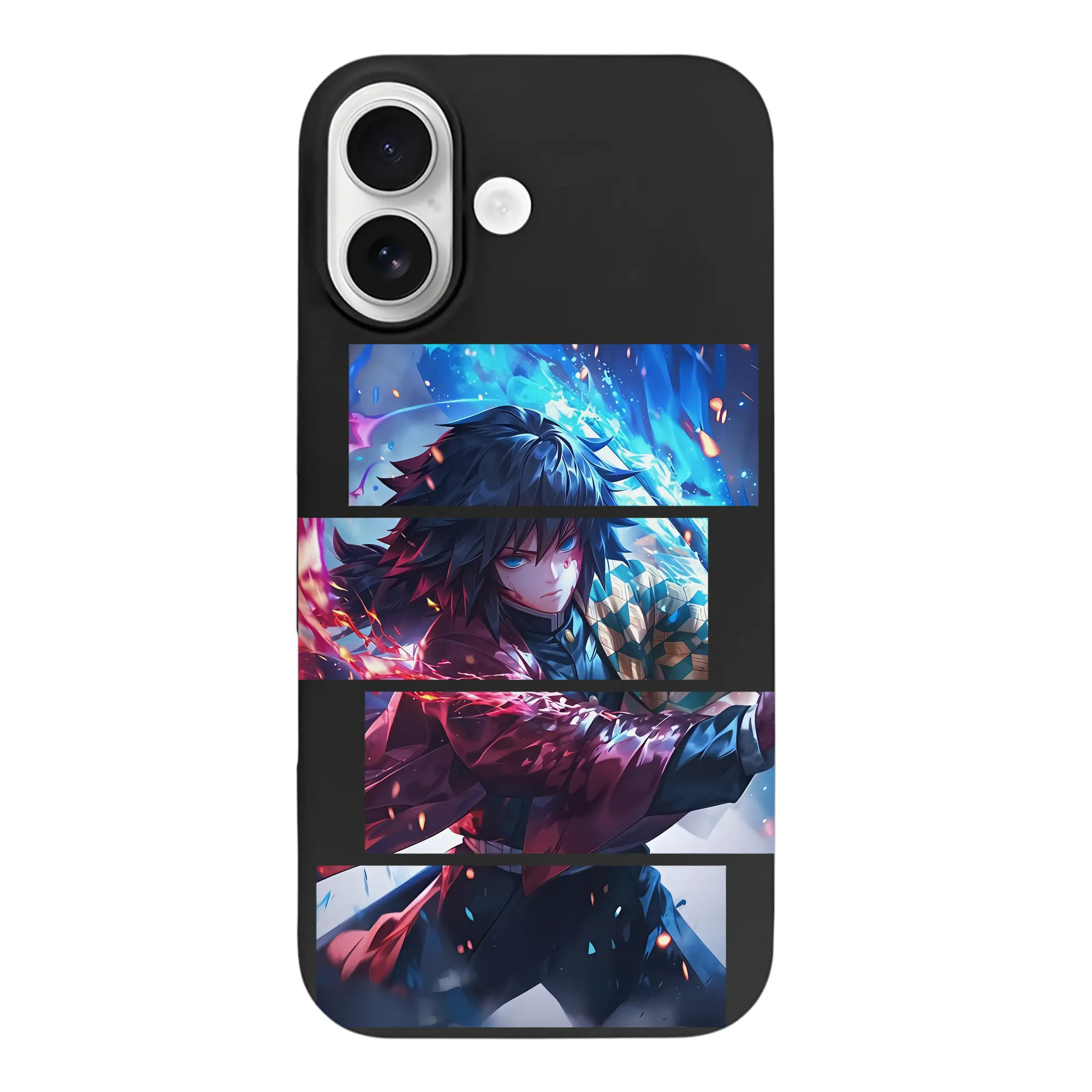 鬼滅の刃 グッズ,冨岡 義勇 - iPhone 17 シリーズ シリコンケース 薄型 耐衝撃 指紋防止 ソフトタッチカバー 精密フィット 傷防止 保護ケース iPhone 17/17 Air/17 Pro/17 Pro Max 対応